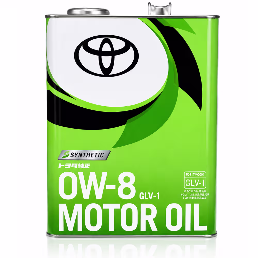 TOYOTA OEM 0W-8 FULL SYNTHETIC 4L